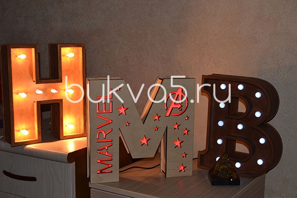 Объемные светящиеся буквы Объемные светящиеся буквы